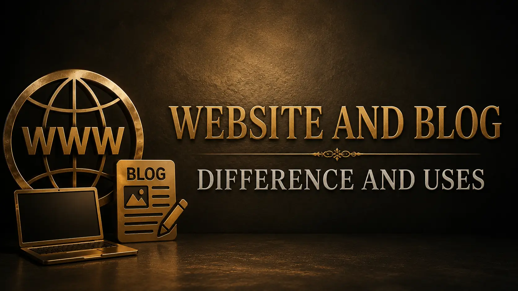 Website and blog difference and uses